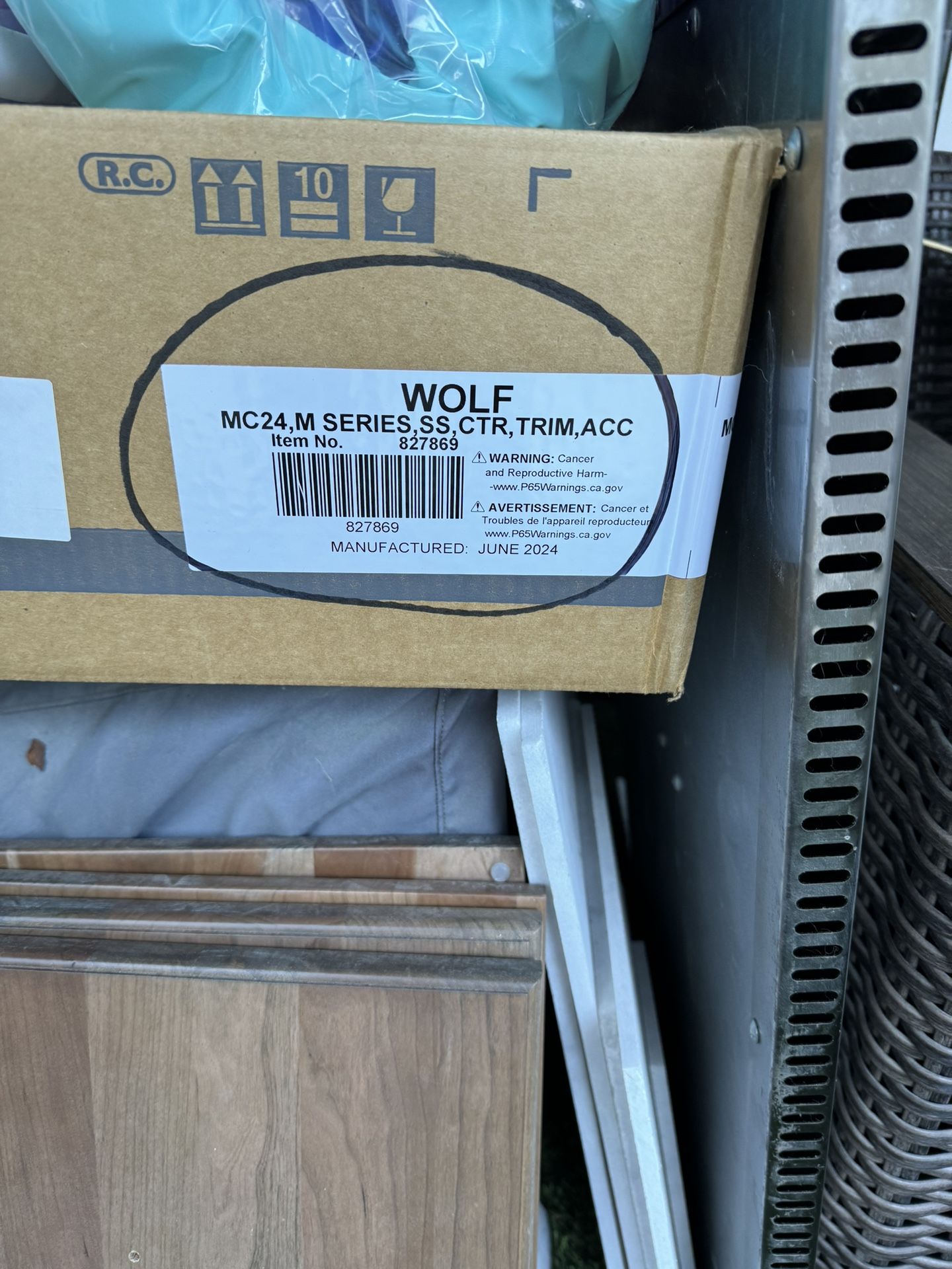 Wolf Microwave Trim Kit