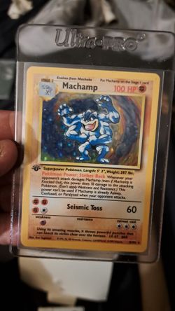 Pokémon Machamp 1st Edition