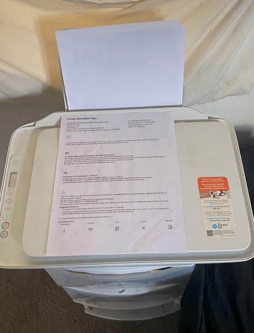HP Deskjet 2700 Series (Read Description)