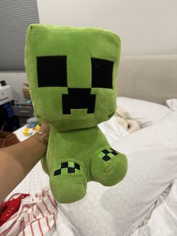 Minecraft Creeper Plush Backpack – Official, Kids Green 12.5"