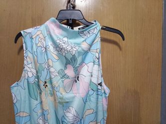 Pretty garden maxi dress