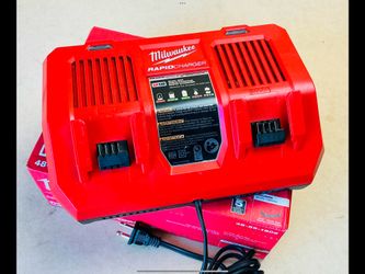 Milwaukee 48-59-1802 M18 18-Volt Lithium-Ion Dual Bay Rapid Battery Charger