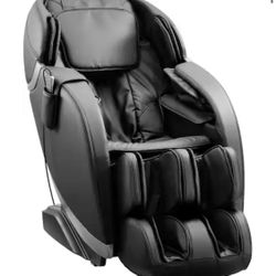 New Insignia™ - 2D Zero Gravity Full Body Massage Chair - Black with silver trim Model: NS-MGC300BK1SKU