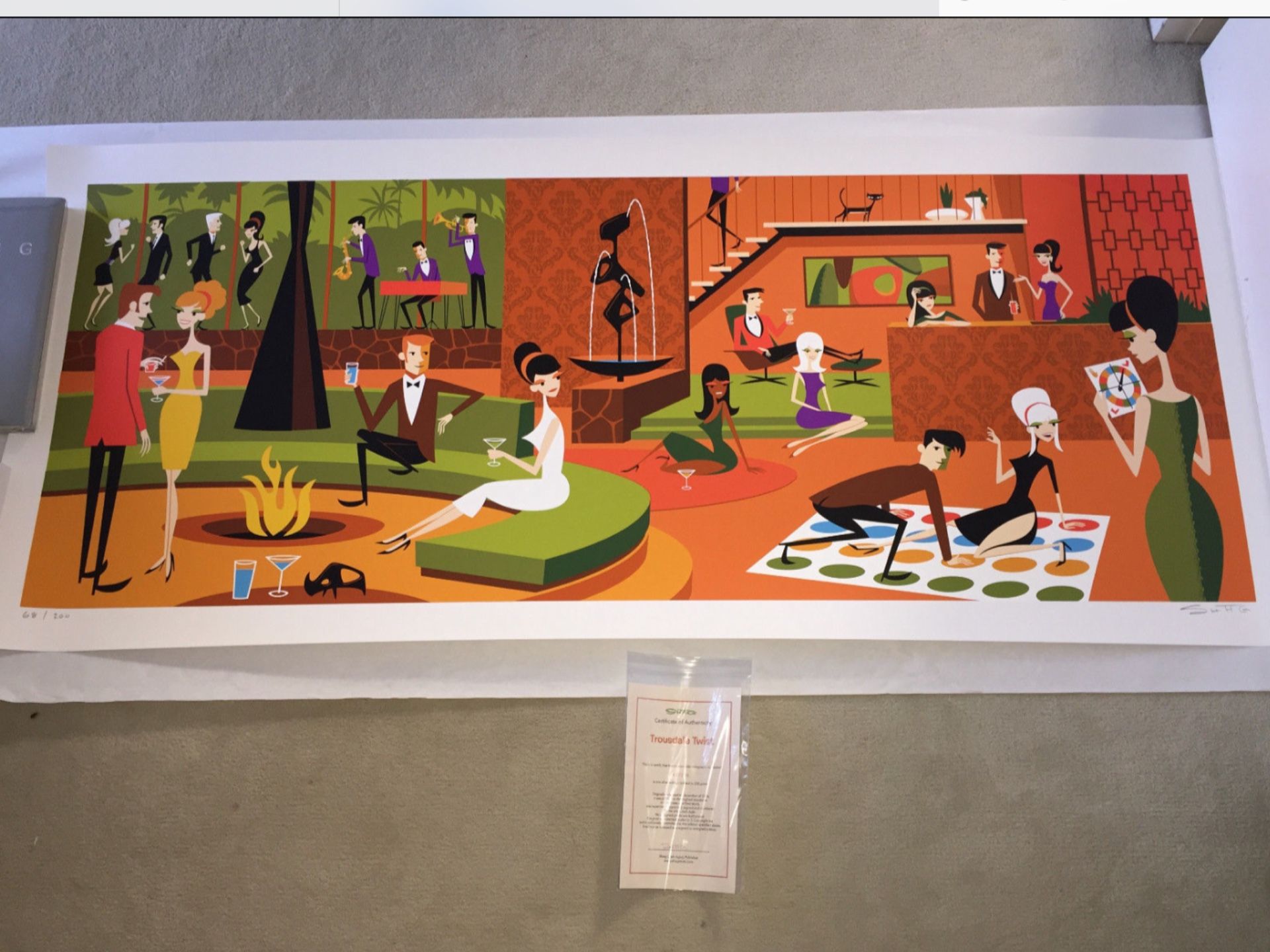 Shag(Josh Agle) Trousdale Twist limited Edition 68/200