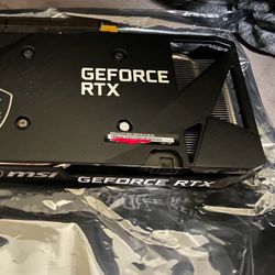 Rtx Msi 3050 2 Fan Lightly Used