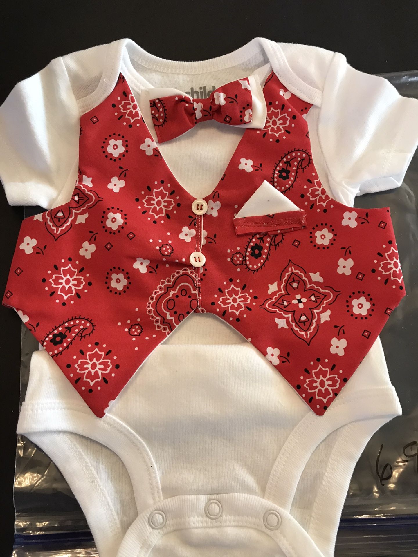 Baby Onesie Custom Made 6-9M