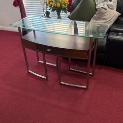 Glass Desk