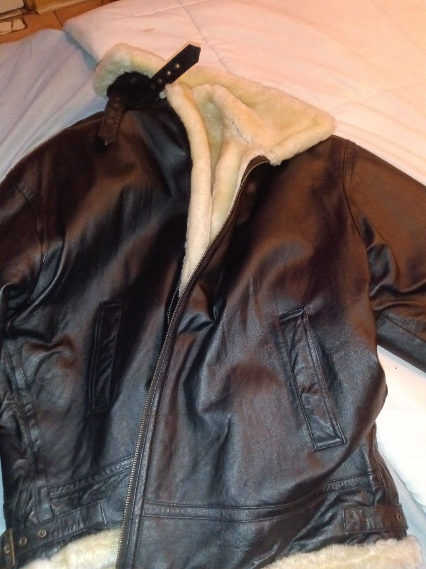 American Leather Bomber Jacket