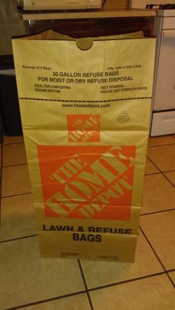 HOME DEPOT BAGS