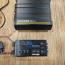 KICKER CX 300.1 AMPLIFIER AND LC2i Pro Audio Control 