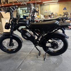 ASKGO S9 Electric Bike for Adults, 2500W Peak Electric Dirt Bike, 36MPH & 65Miles, 20" Fat Tire Off Road E Bike with 960WH Removable Battery, Ebike fo