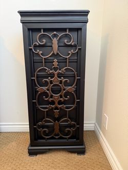 Standing Jewelry Armoire Cabinet