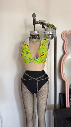 Rave Festival Outfit Set 3-Piece
