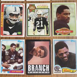 Cliff Branch NFL Cards