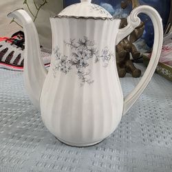 Vtg Paragon Queen Elizabeth Brides Choice Coffee Pot Teapot Fine English China