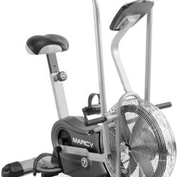 Marcy Air-Resistance Exercise Fan Bike With Dual Acction Handlebars