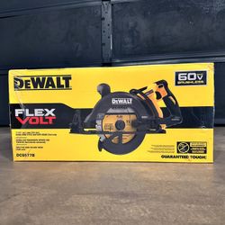 DeWalt FLEXVOLT 60V MAX 7-1/4 in. Cordless Worm Drive Style Saw (Tool Only)