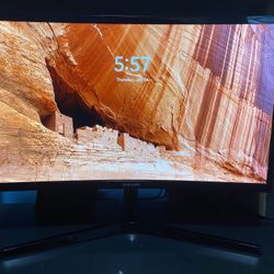 SAMSUNG 24-Inch CRG5 144Hz Curved Gaming Monitor