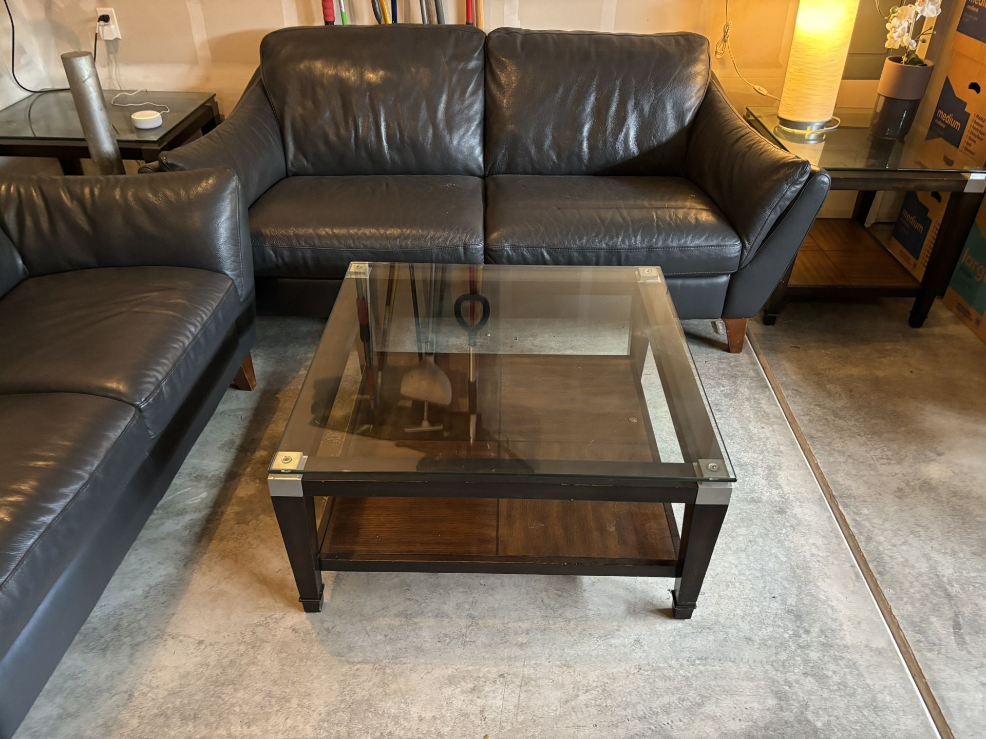 (OBO) Sofa Set With Center And Side Table