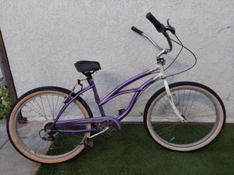 Micargi purple Beach cruiser bike