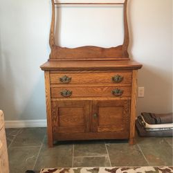 Oak Washstand 