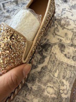 Glitter loafers