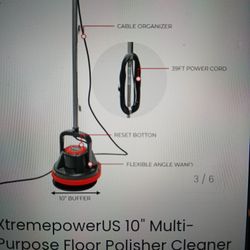 Polisher Cleaner Machine 10" Commercial 