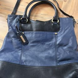 Tignanello Purse Blue/Black
