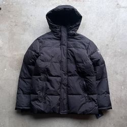 Reebok Black Puffer Winter Jacket