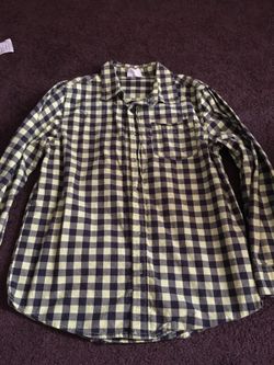 Boys long sleeve plaid