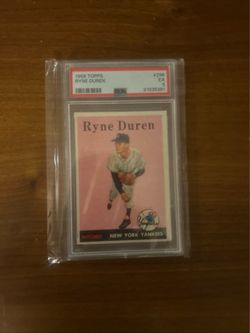 Vintage baseball card