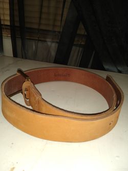 Timberland size 36 belt wheat color