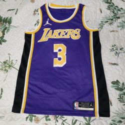 2021 Nike Jordan Lakers Anthony Davis Jersey