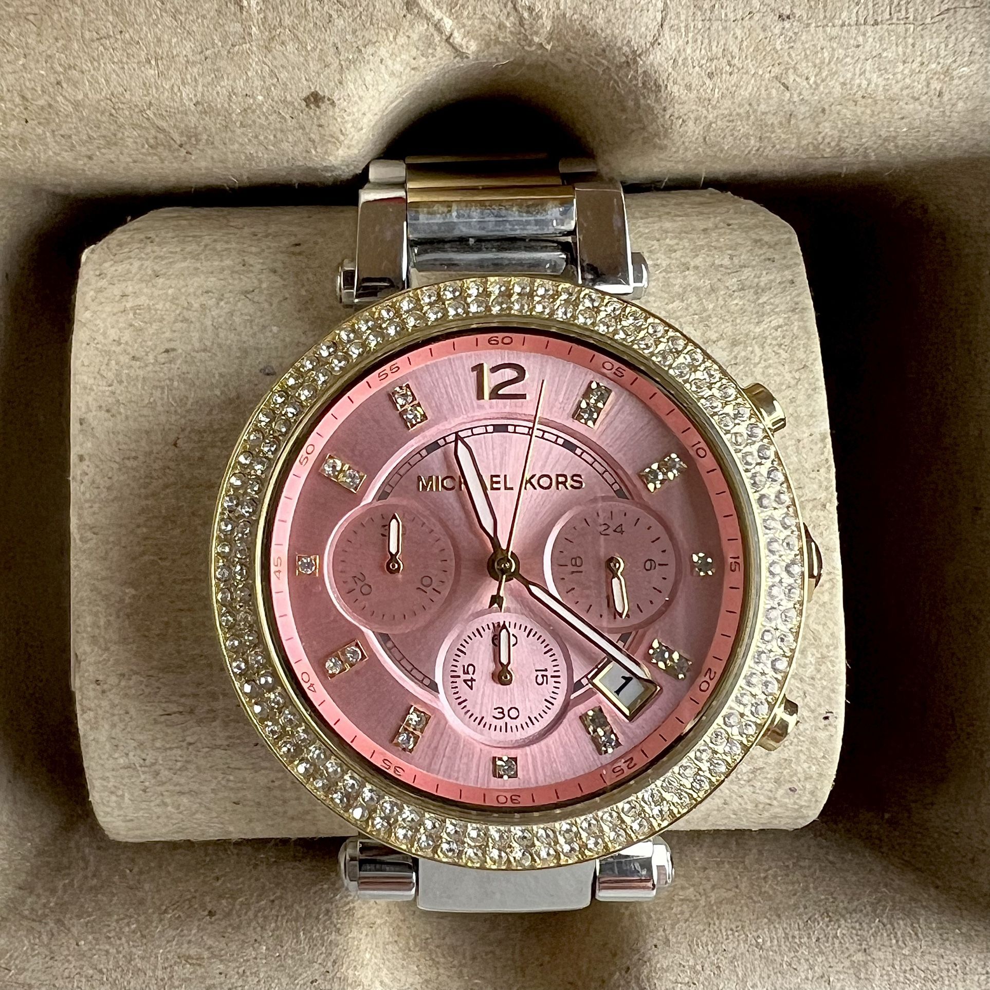 Michael Kors Pink and Gold Women's Watch
