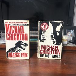 Jurassic Park (2 Books) Jurassic Park, The lost world by Michael Crichton
