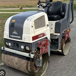 Dynapak Cc950 Asphalt Roller & Mini Excavator