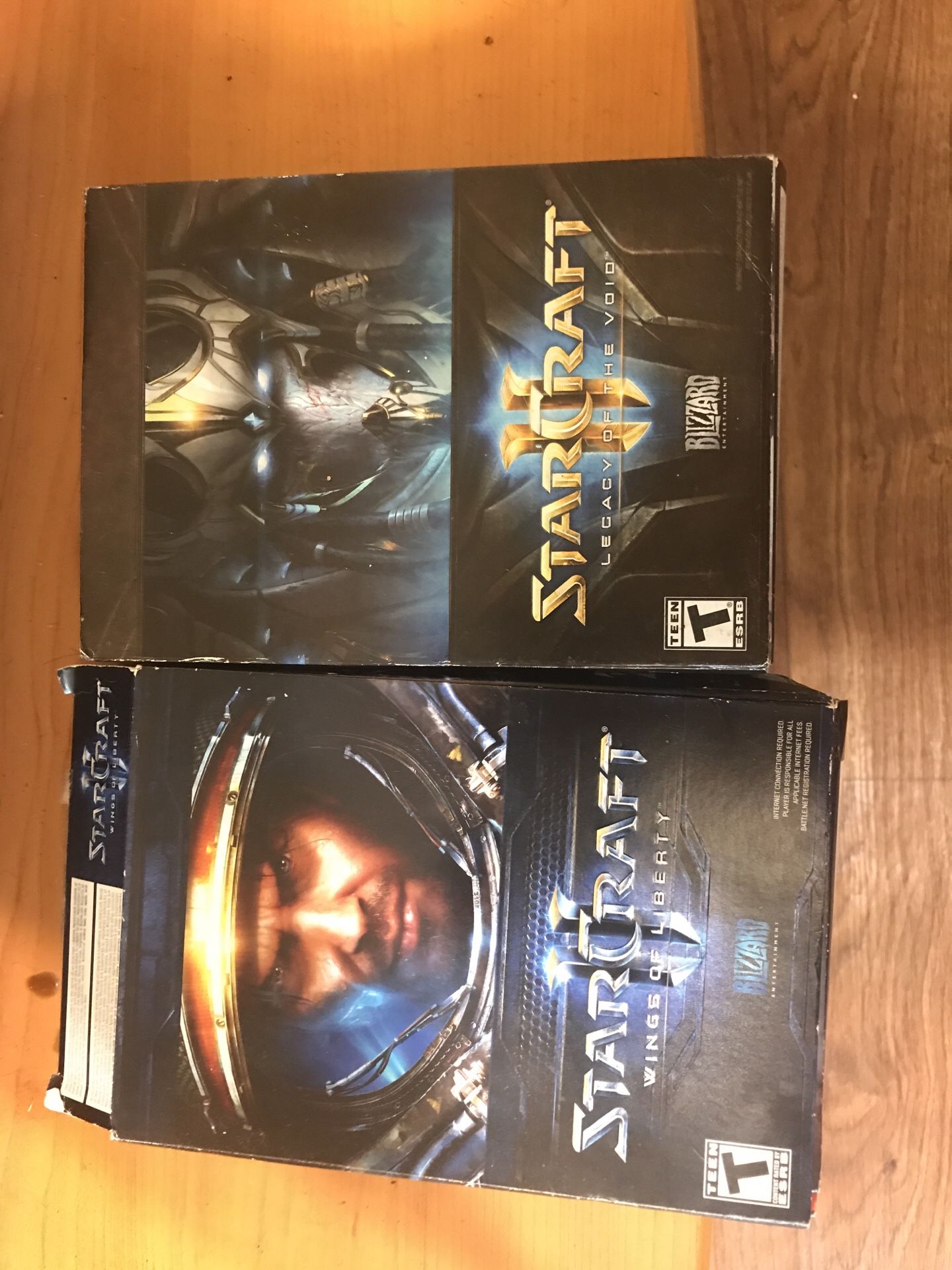 Starcraft II wings of liberty and Legacy of the Void