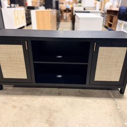 Rattan TV Stand for Living Room