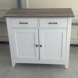 HORSTORS Kitchen Storage Cabinet, Modern Farmhouse