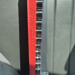 11pc snap on  SAE shallow socket set for sale