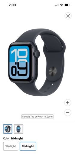 Brand new Apple Watch SE 3 GPS 40 mm with sports band, size s/m