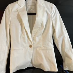 Banana Republic White Blazer For Sale