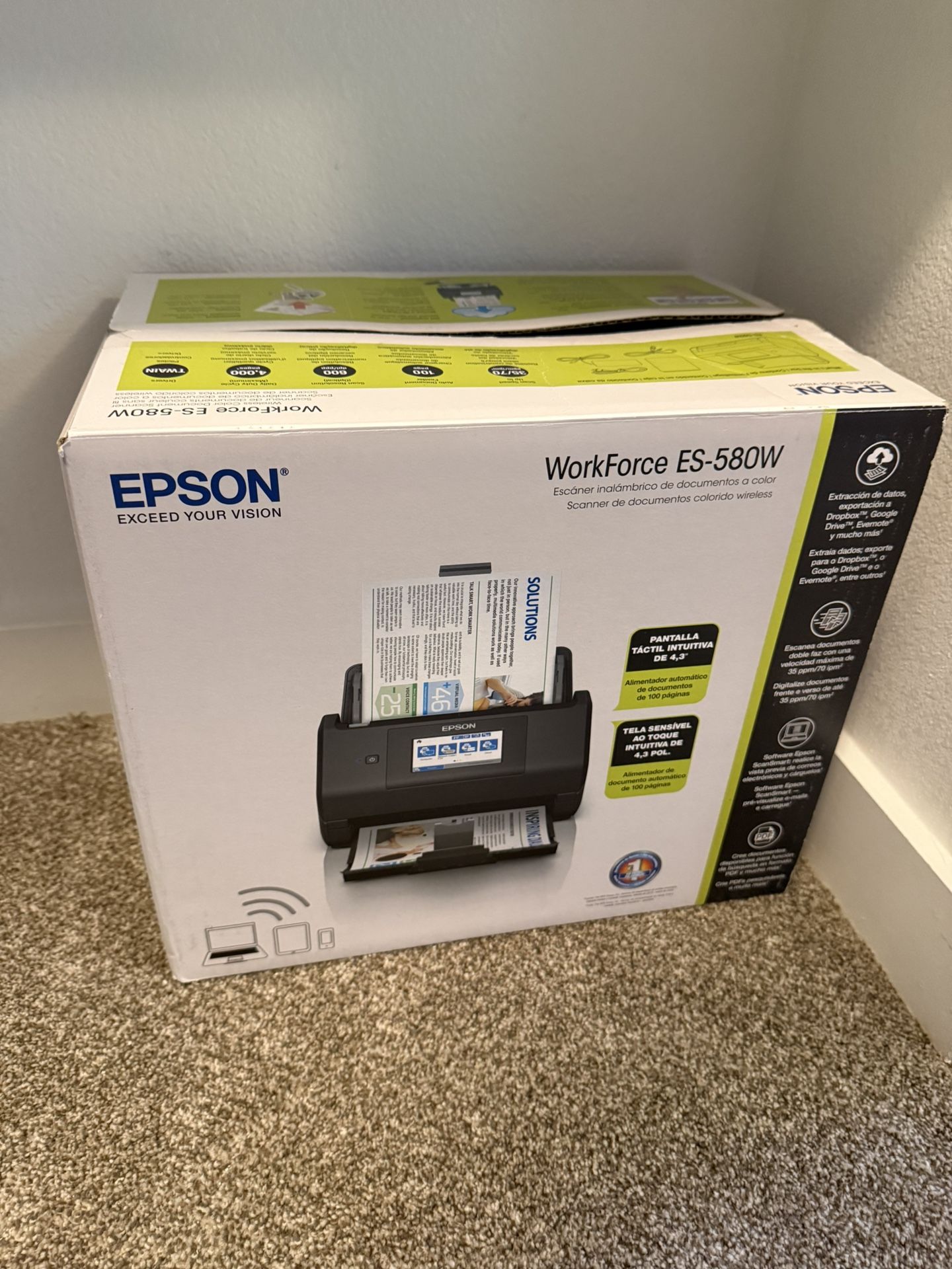 Epson 580W Scanner