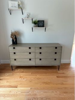 Modern Four Hands Carly 6-Drawer Dresser - Grey Wash (Retails $1,799!)