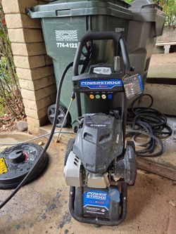Yamaha, pressure washer, black