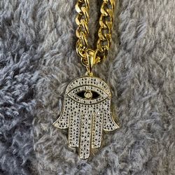 Mens New Without Box 1/2 Carrot White Diamond Hansa Hand MSRP $550