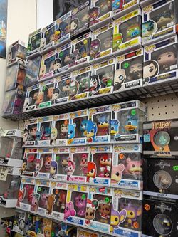 Funko Pops and Action Figures