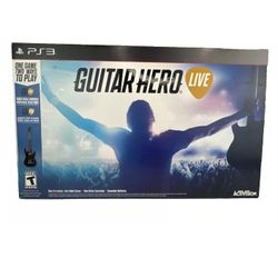 Guitar Hero Live Bundle Sony PlayStation 3 2015 New, Factory Sealed PS3