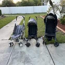 3 Strollers