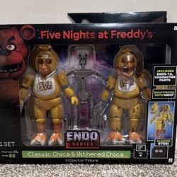 Five Nights at Freddys Endo Series Classic Chica Withered FNAF Collector Figure
